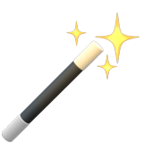 Apple wand emoji